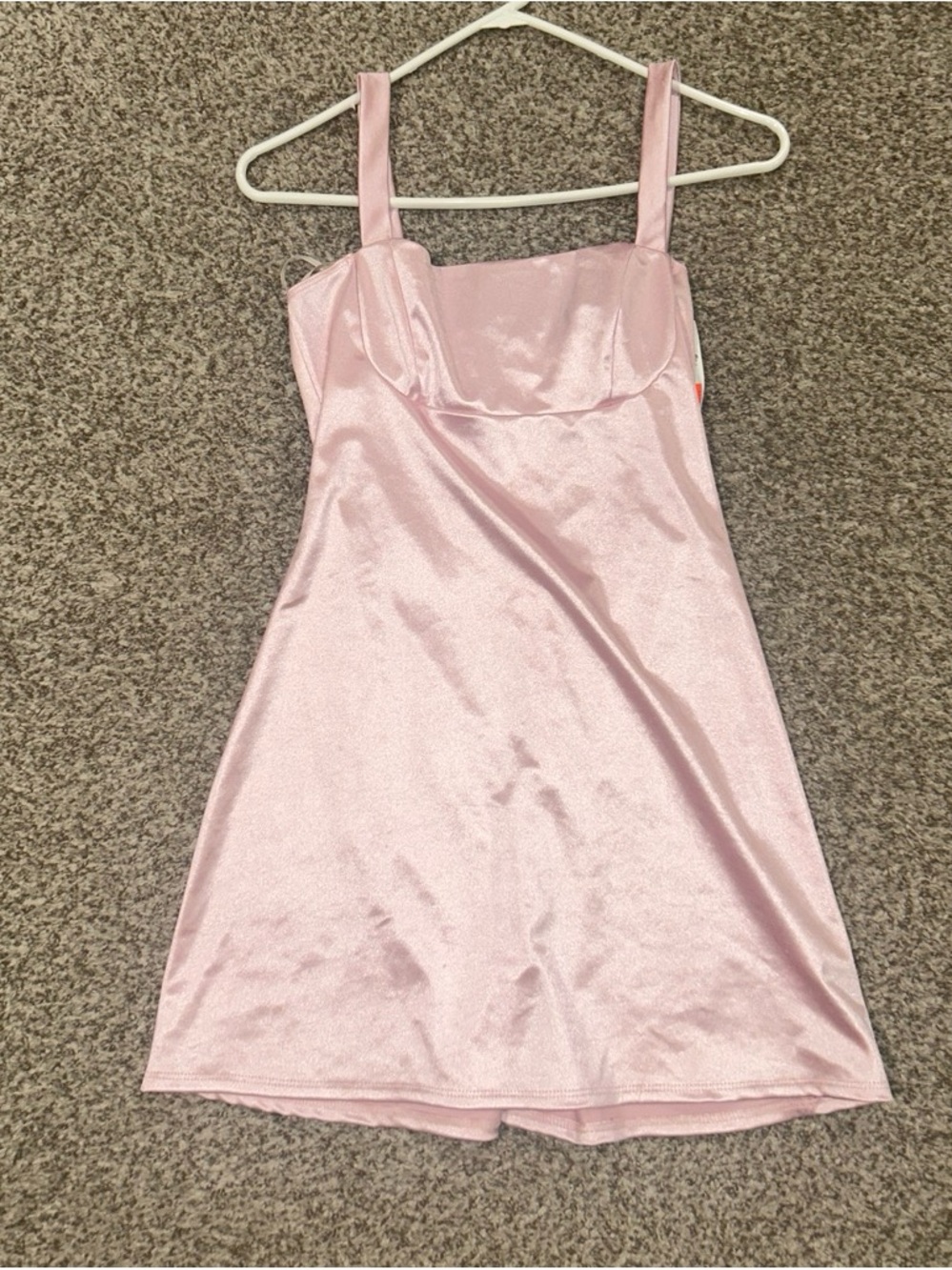 Forever 21 Light Pink Satin Slip Dress